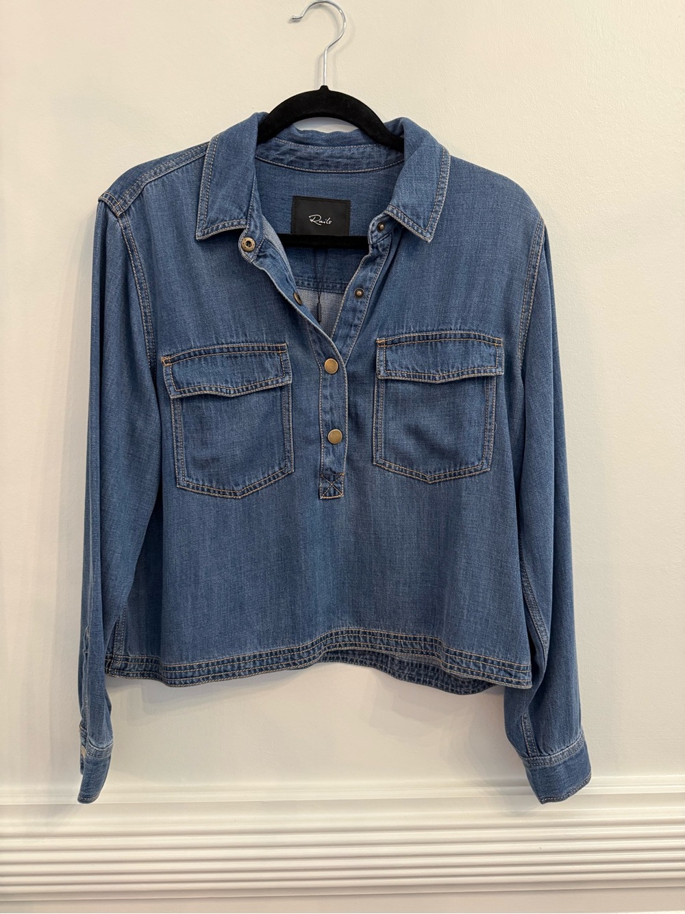 Rails Antique Blue Denim Jacket - Rails - Picture 2 of 5